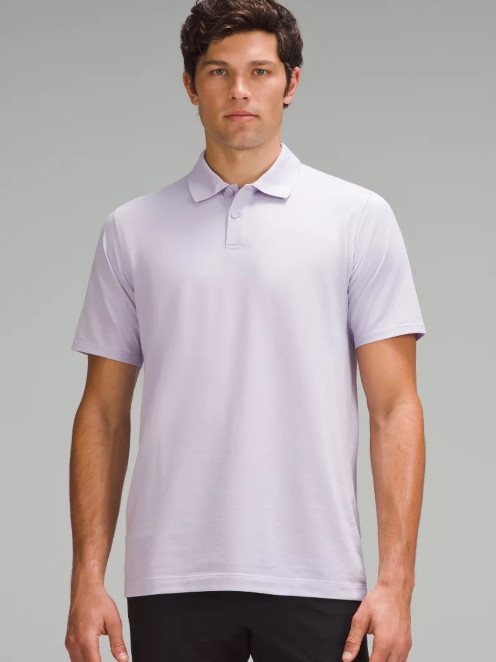 Lululemon Pique Classic-Fit Short-Sleeve Polo Shirt size L
